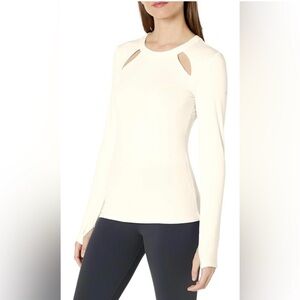 🧘🏽‍♀️LIKE NEW Alo Yoga Women's Mantra Long Sleeve Shirt - Yellow - Sz Medium